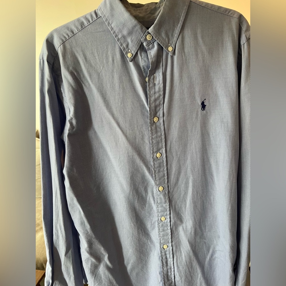 Polo by Ralph Lauren Men's Blue Shirt